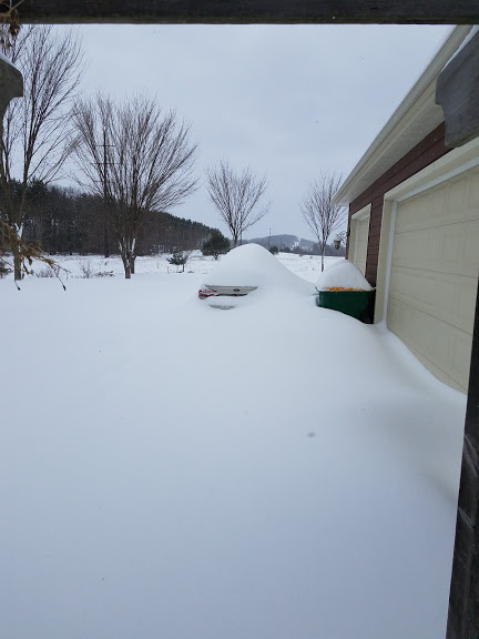 car under snow